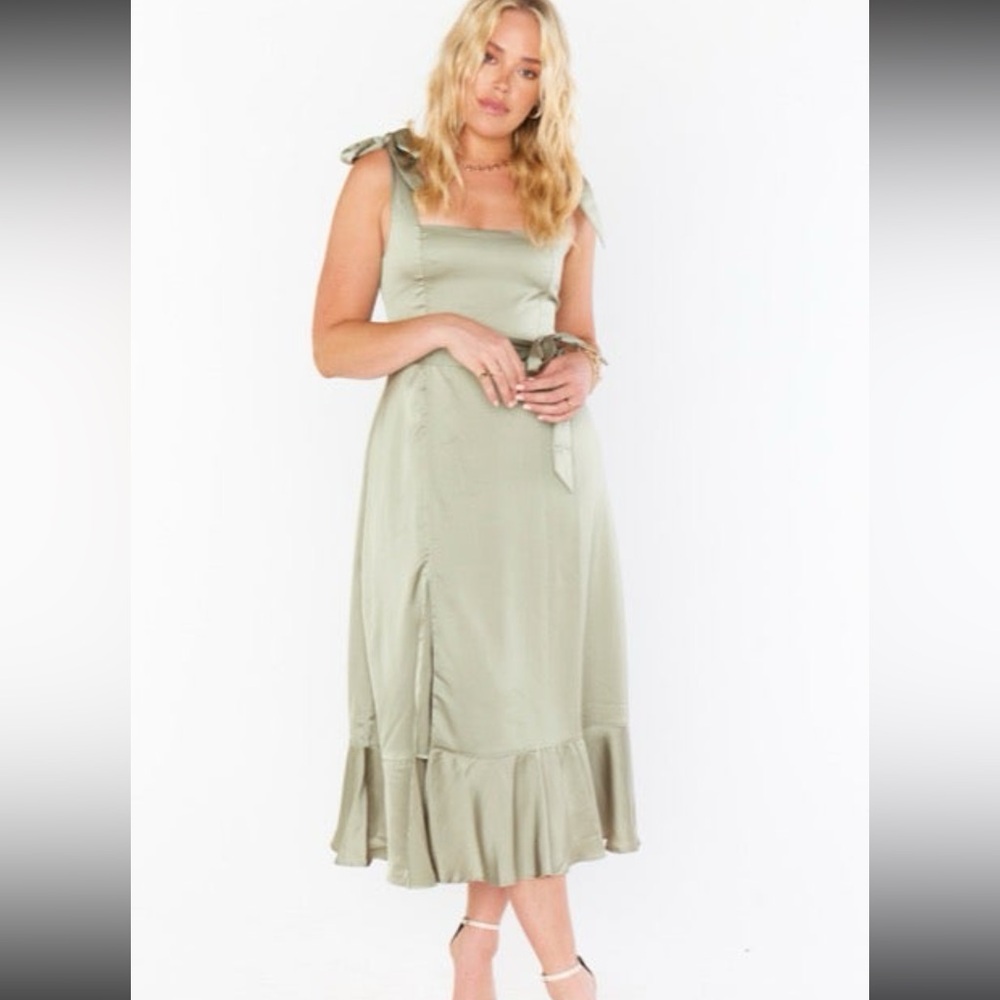 Show Me Your Mumu Sage Midi Dress